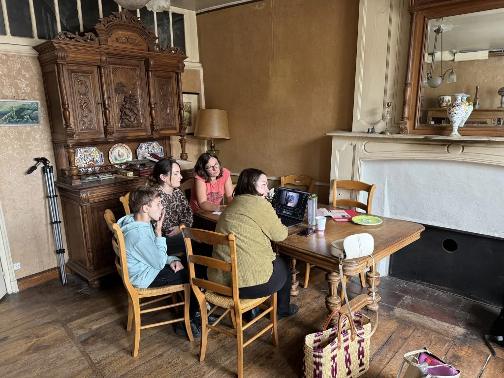 Photographie de l'atelier mené par Mona Darley.